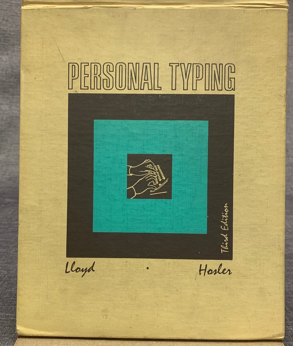 Vintage 1969 "Personal Typing" Third Edition Beginning Course School Alan Lloyd